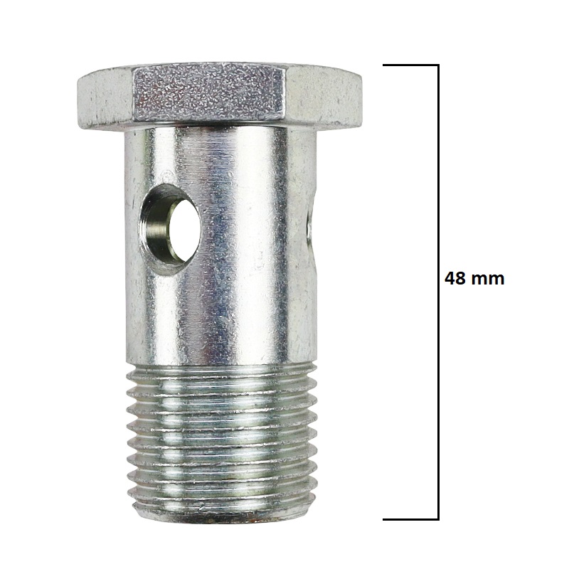 Śruba przelewowa calowa 1/2" L-42mm klucz 27 38031