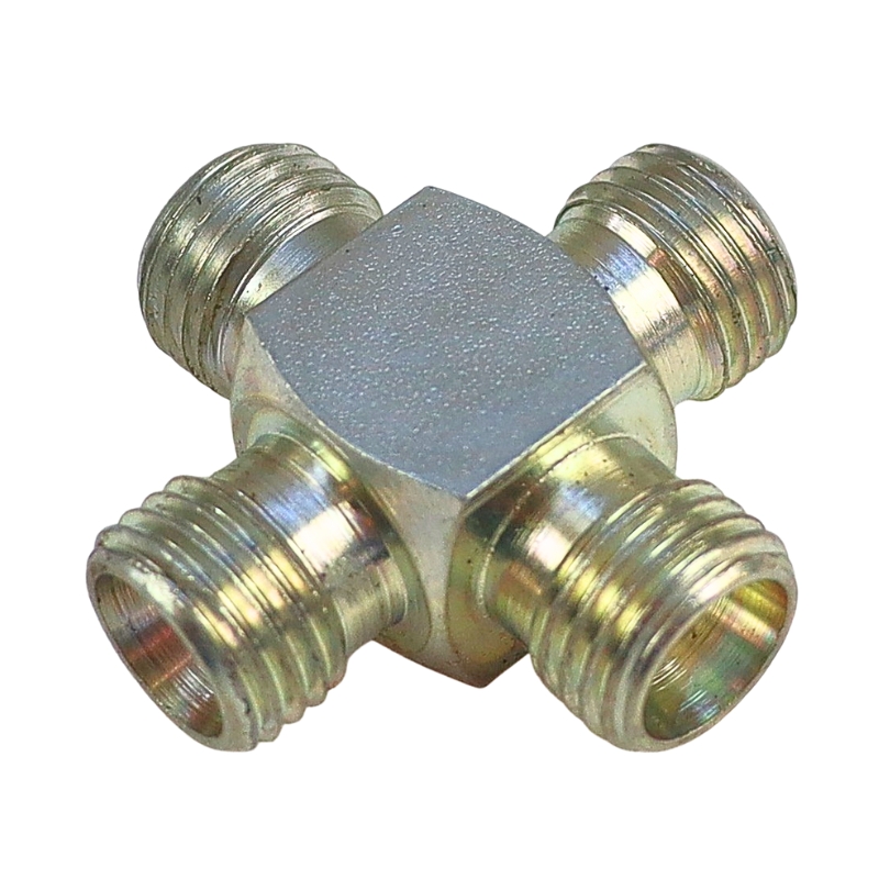 Złącze hydrauliczne czwórnikowe AAAA M14x1,5 8L 38449