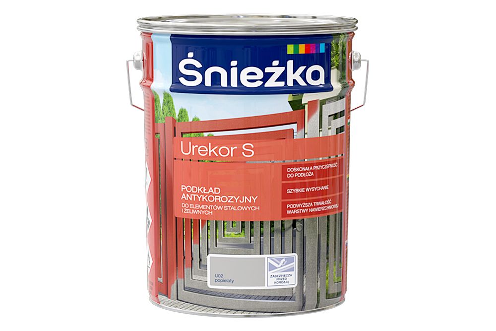 Farba podkładowa Urekor S popielaty 5L Śnieżka 91015041