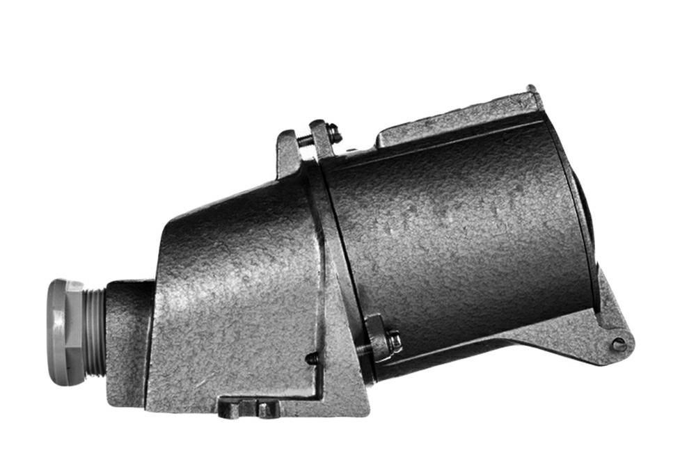 GNIAZDO SIŁOWE METAL 32A 4B PŁASKIE BOLCE IP44