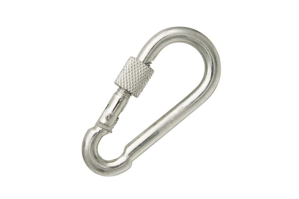 Karabińczyk do lin z zabezpieczeniem 4mm KARABIŃCZYK/ZABEZ4MM