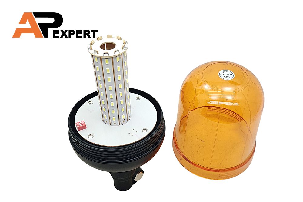 KOGUT LED LAMPA OSTRZEGAWCZA BŁYSKOWA 12-24V UCHWYT MIĘKKI ZAMIENNIK AGH803AB