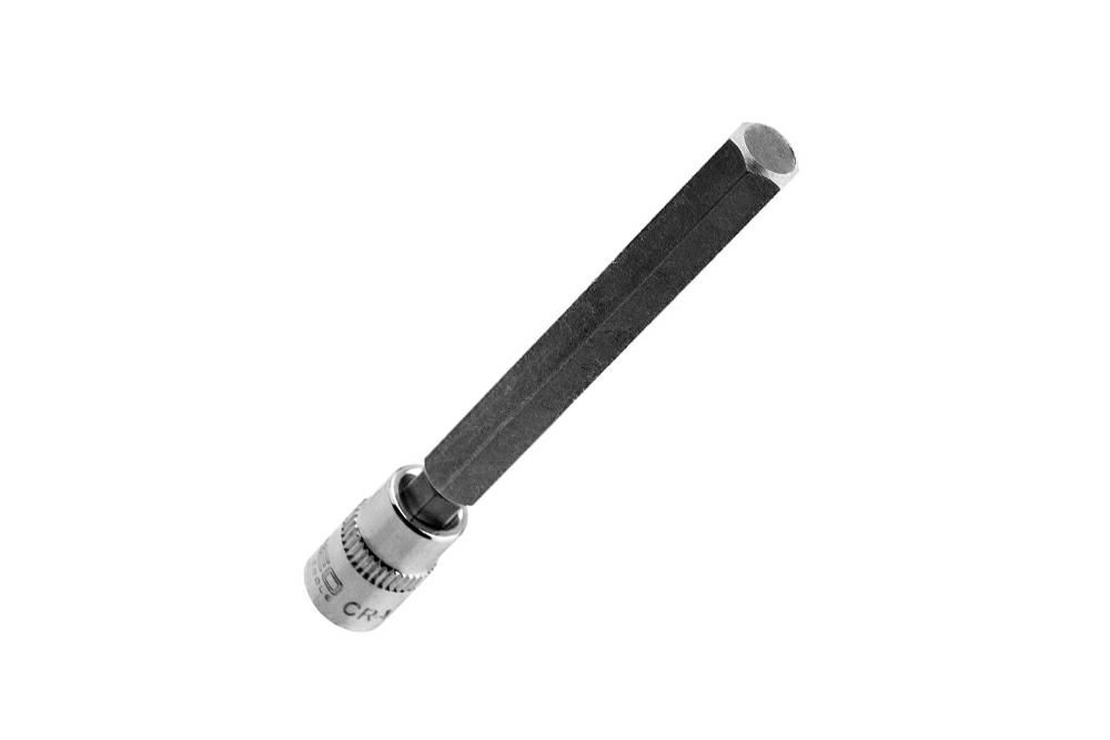 Końcówka sześciokątna na nasadce 1/4" H8 87mm długa 10-333