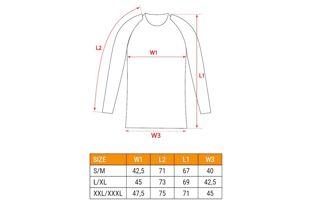 Koszulka termoaktywna Carbon XXL/XXXL 81-663-XXL/XXXL
