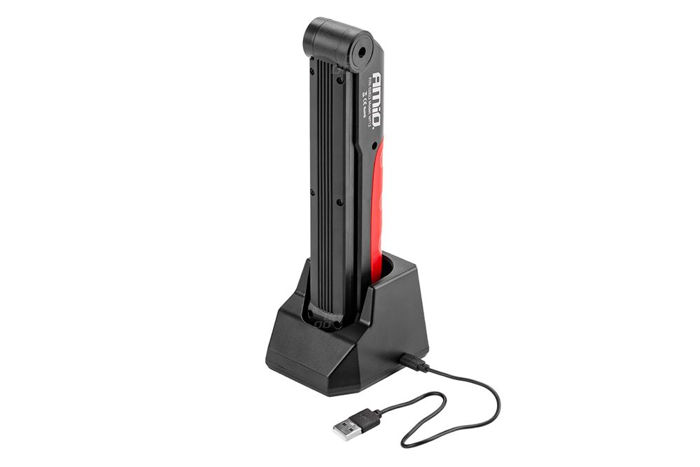 Latarka COB składana z stacją dokującą 2000mAh WT12 Micro USB 02822