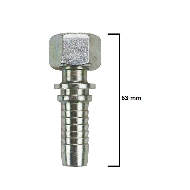 Zakucie hydrauliczne końcówka DKOL DN12 M18X1,5 12L 6041.1013 20185