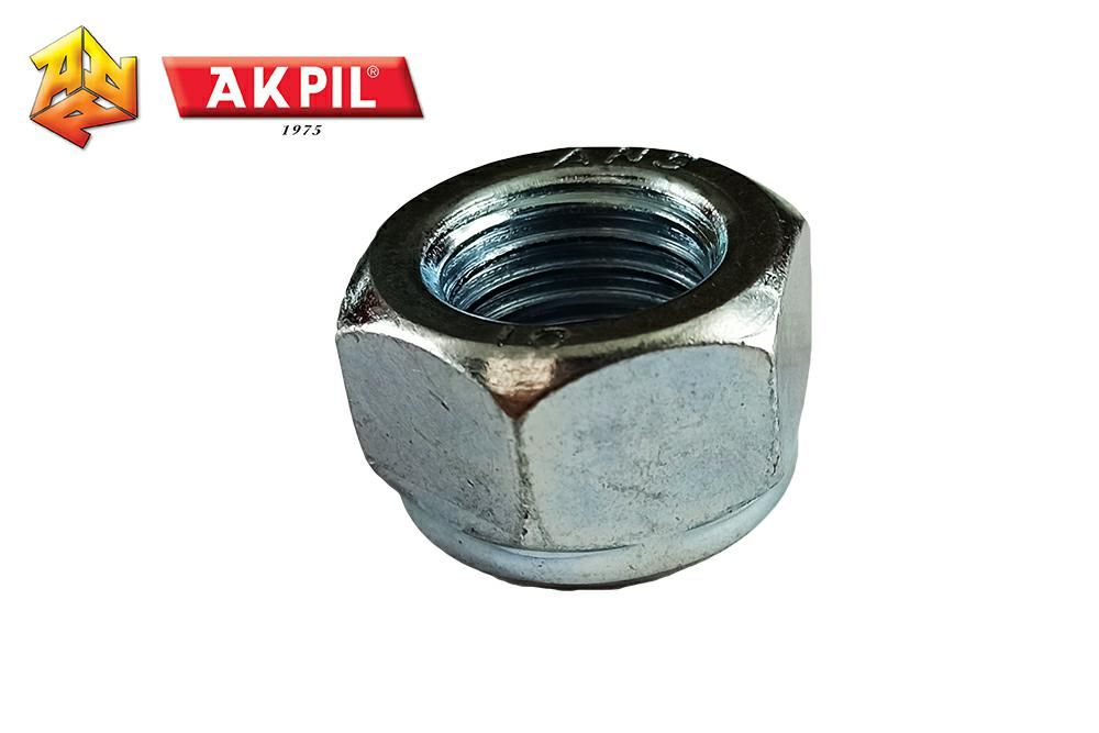 Nakretka M20 z wkladka teflonowa ocynk DIN985 PN82175 Akpil M20AKPIL5321