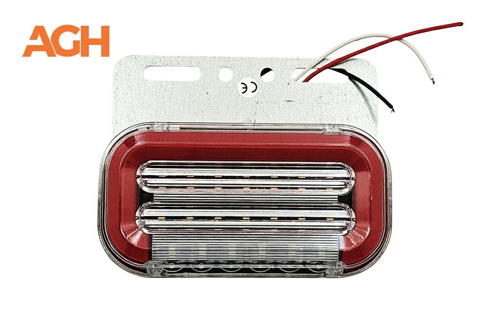 Obrysówka czerwona LED 21W 24V AGH046-RED