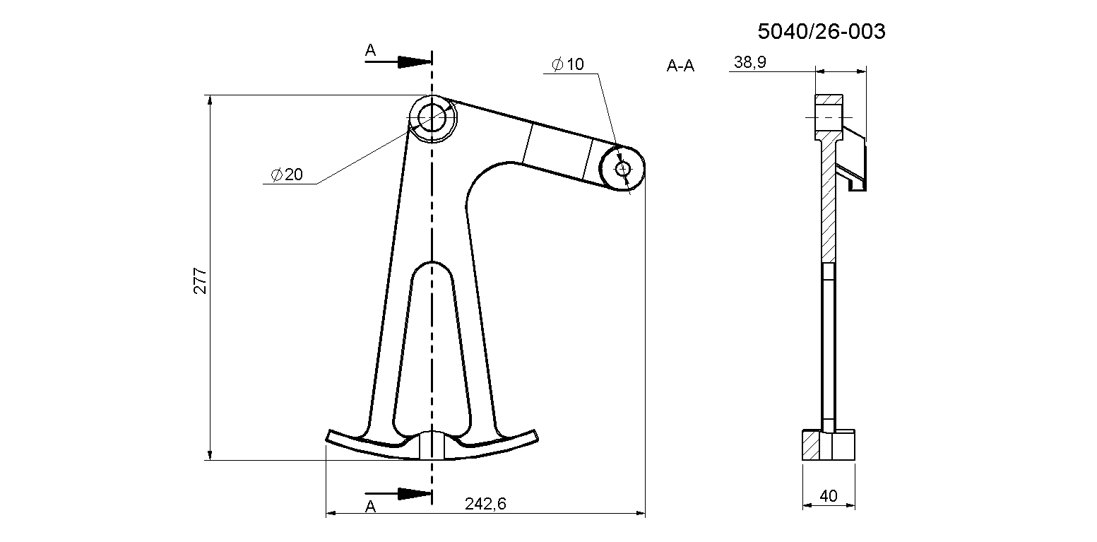 Zabierak lewy do Bizon Rolmus 5073
