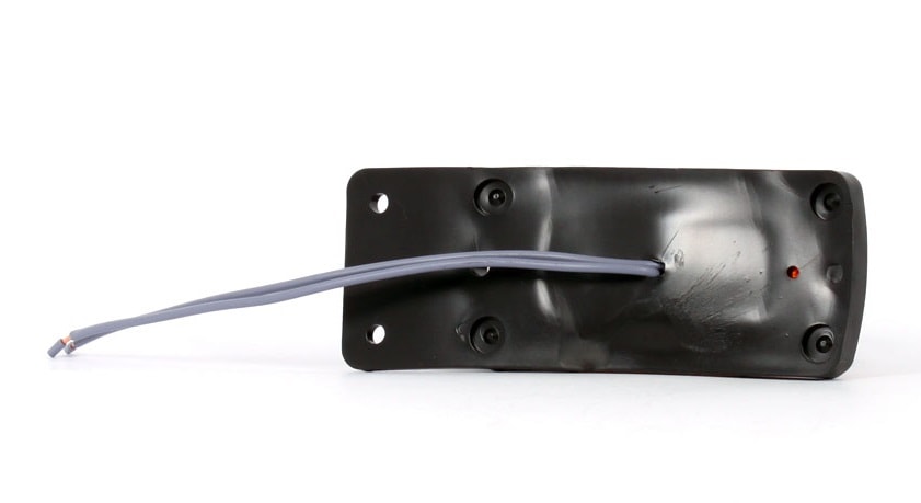 Lampa obrysowa pozycyjna PO3 na gumie 12/24V lewa wodoodporna z przewodem 37837
