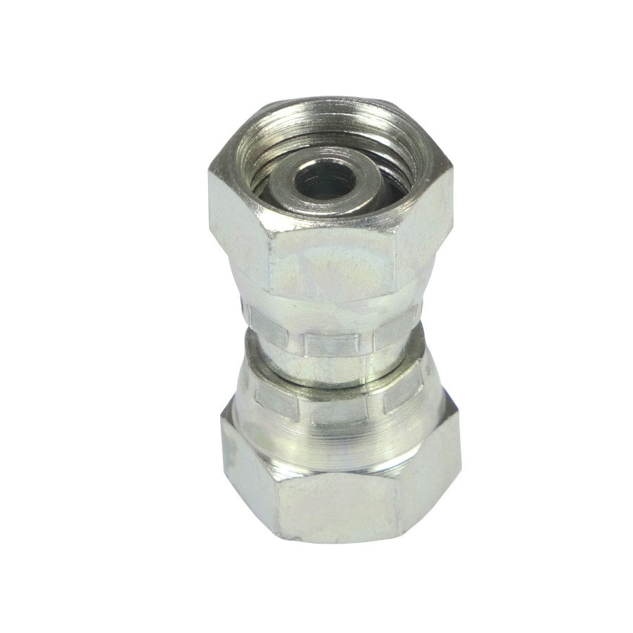 Złącze hydrauliczne proste z dwoma nakrętkami AA M16x1,5 - M16x1,5 10L/10L 38318