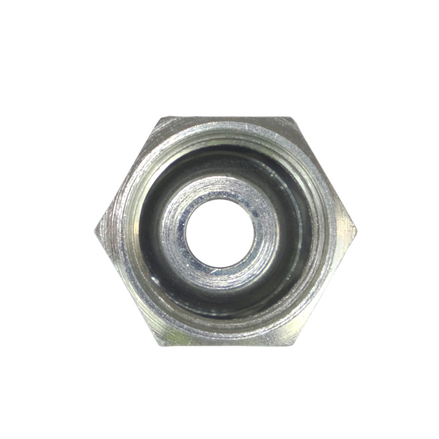Złącze hydrauliczne proste z dwoma nakrętkami AA M16x1,5 - M16x1,5 10L/10L 38318