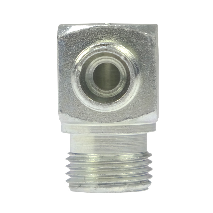 Złącze hydrauliczne kolanko 90 BB M18x1,5 - M14x1,5 12L/8L 38329