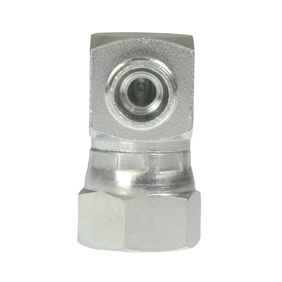 Złącze hydrauliczne kolanko 90 AB M18x1,5 - M14x1,5 12L/8L 38410