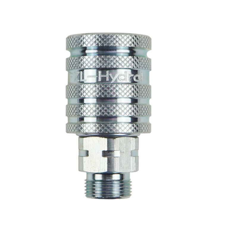 Szybkozłącze hydrauliczne gniazdo M22x1.5 gwint zewnętrzny EURO PUSH-PULL (9100822G) (ISO 7241-A) HYDRAL PREMIUM 42254