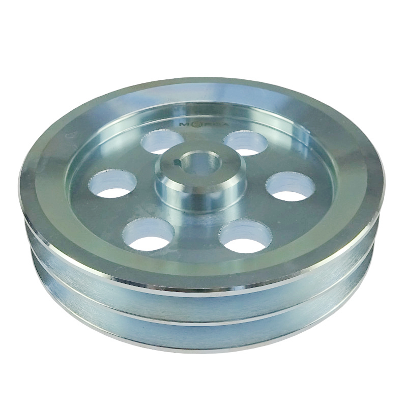 Koło pasowe 2 paski 2 SPB / 2 HB FI-200 otwór 22mm stalowe MORGA 45321