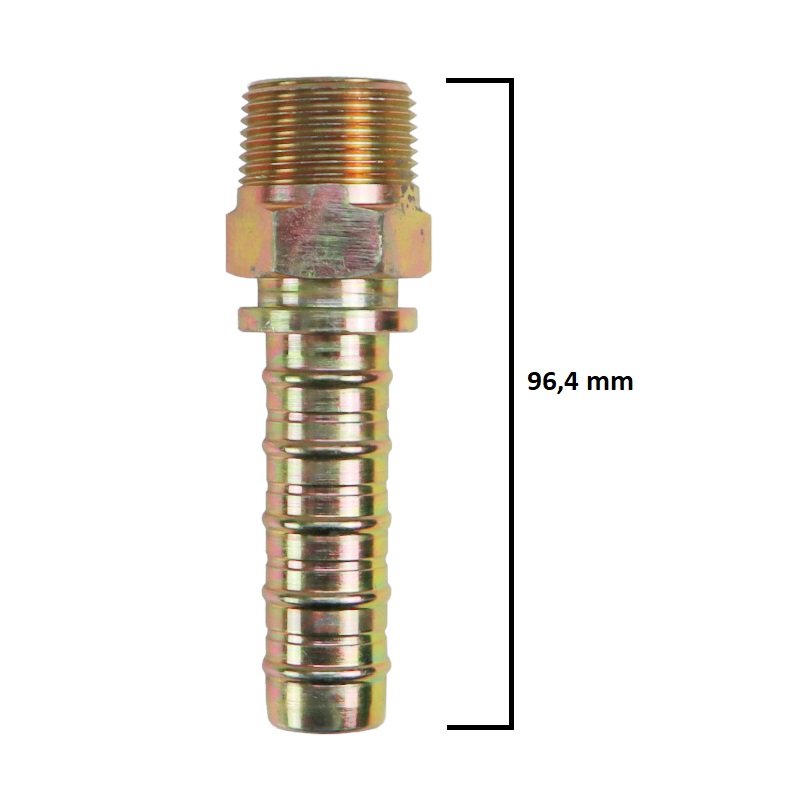 Zakucie hydrauliczne - końcówka AGN DN20 gwint zewnętrzny NPTF 3/4" stożek 60 stopni 46057