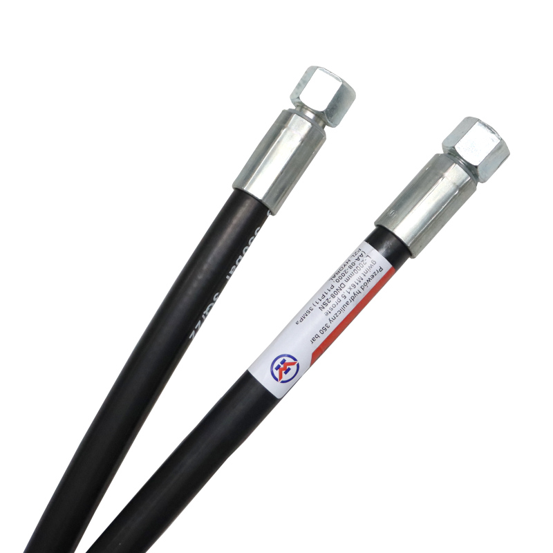 Przewód wąż hydrauliczny 350 bar gwint M16x1,5 proste L-2000mm DN08-2SN PZL HYDRAL 46189