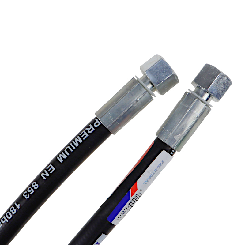 Przewód wąż hydrauliczny gwint M18x1,5 proste L-1000mm DN10-1SN 18MPa PZL HYDRAL 46193