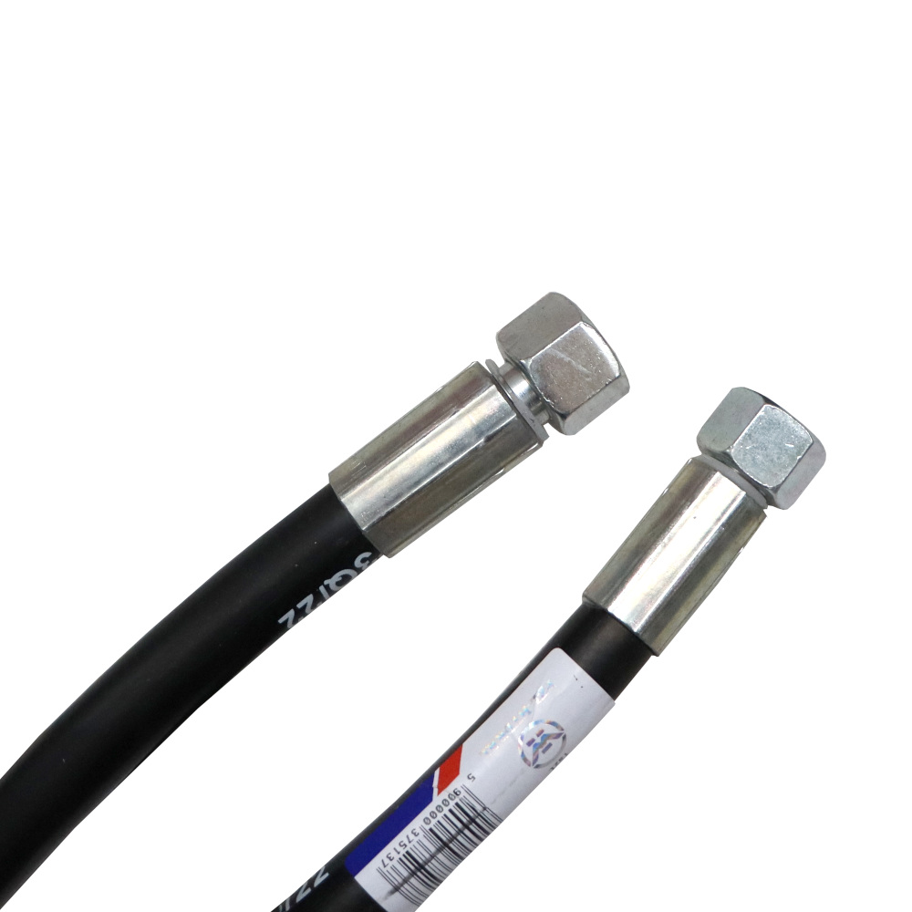 Przewód wąż hydrauliczny 330 bar gwint M18x1,5 proste L-1100mm DN10-2SN PZL HYDRAL 46195