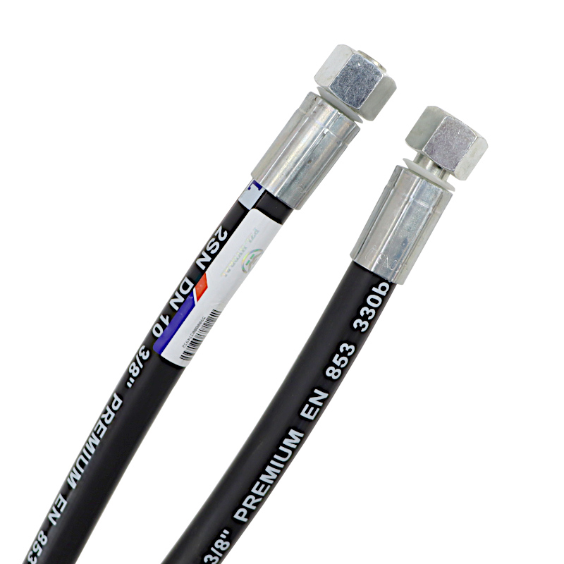 Przewód wąż hydrauliczny 330 bar gwint M18x1,5 proste L-3500mm DN10-2SN PZL HYDRAL 46213