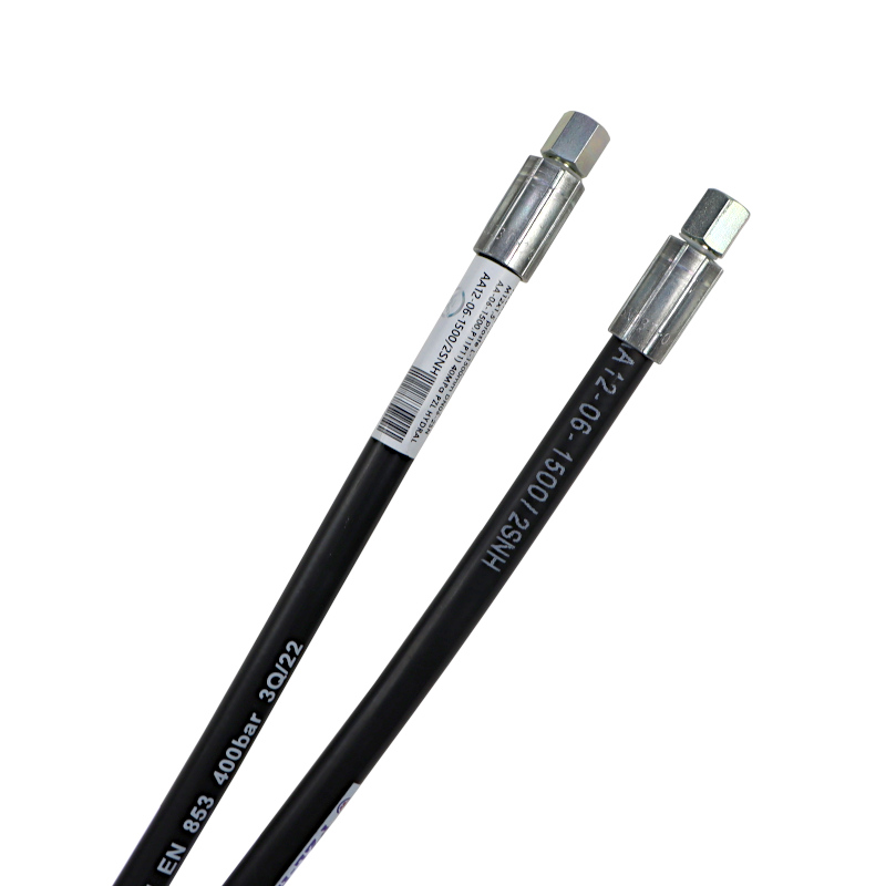 Przewód wąż hydrauliczny 400 bar gwint M12x1,5 proste L-1500mm DN06-2SN PZL HYDRAL 46229