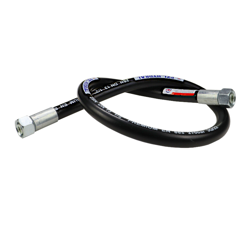 Przewód wąż hydrauliczny 275bar gwint M22x1,5 proste L-1000mm DN12-2SN 336-631-105-520 UNHZ 500 Cyklop PZL HYDRAL 46233