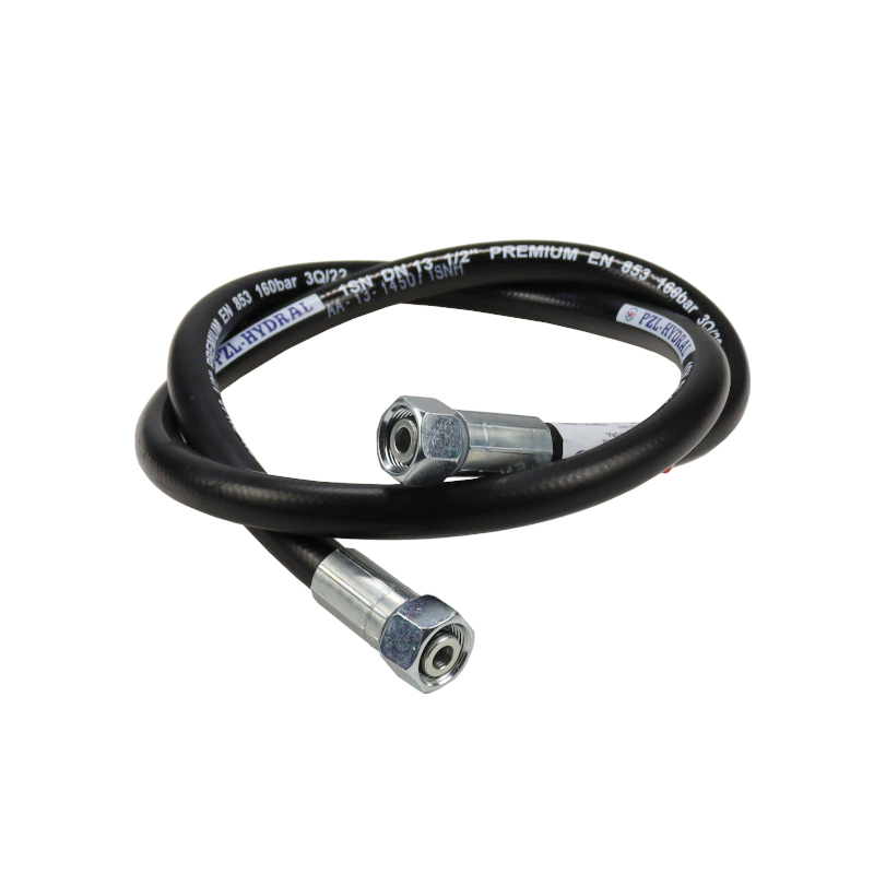 Przewód wąż hydrauliczny gwint M22x1,5 proste L-1450mm DN12-1SN 7214/07-22-000/0, 7274/07-075/0 Troll 16MPa PZL HYDRAL 46241
