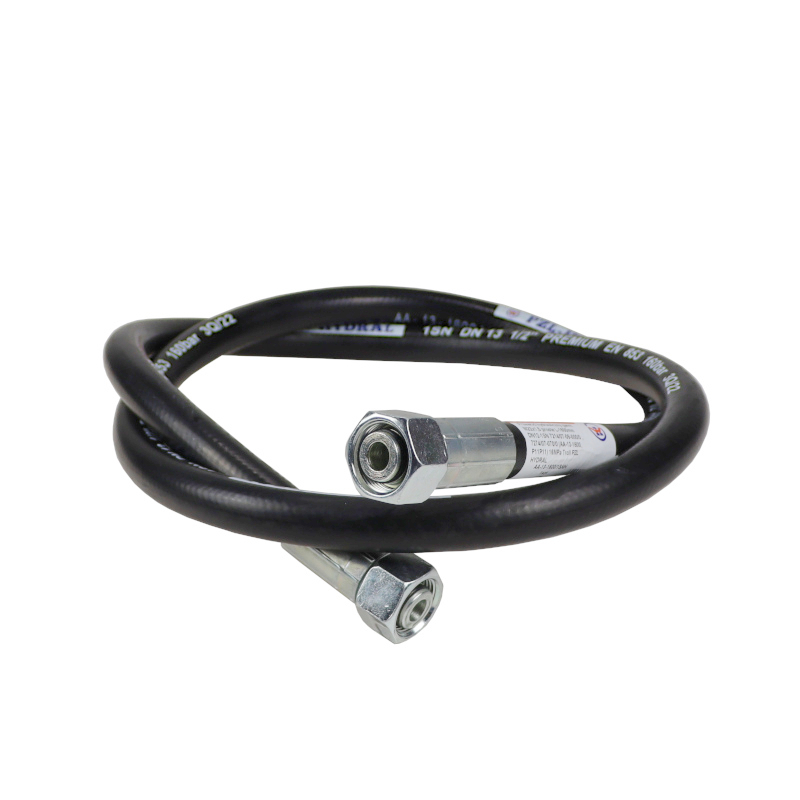 Przewód wąż hydrauliczny gwint M22x1,5 proste L-1600mm DN12-1SN 7214/07-09-000/0, 7274/07-070/0 Troll PZL HYDRAL 46245