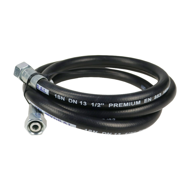 Przewód wąż hydrauliczny gwint M22x1,5 proste L-2000mm DN12-1SN 336-631-105-522 7214/07-151/2 UNHZ Cyklop 16MPa PZL HYDRAL 46247