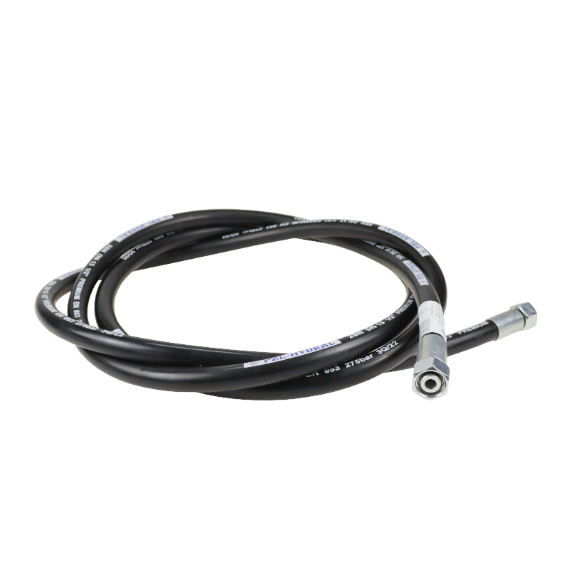 Przewód wąż hydrauliczny 275 bar gwint M22x1,5 proste L-3650mm 27,5MPa PZL HYDRAL 46257