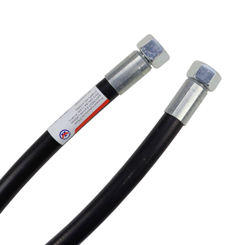 Przewód wąż hydrauliczny 275 bar gwint M22x1,5 proste L-630mm DN12-2SN PZL HYDRAL 46270