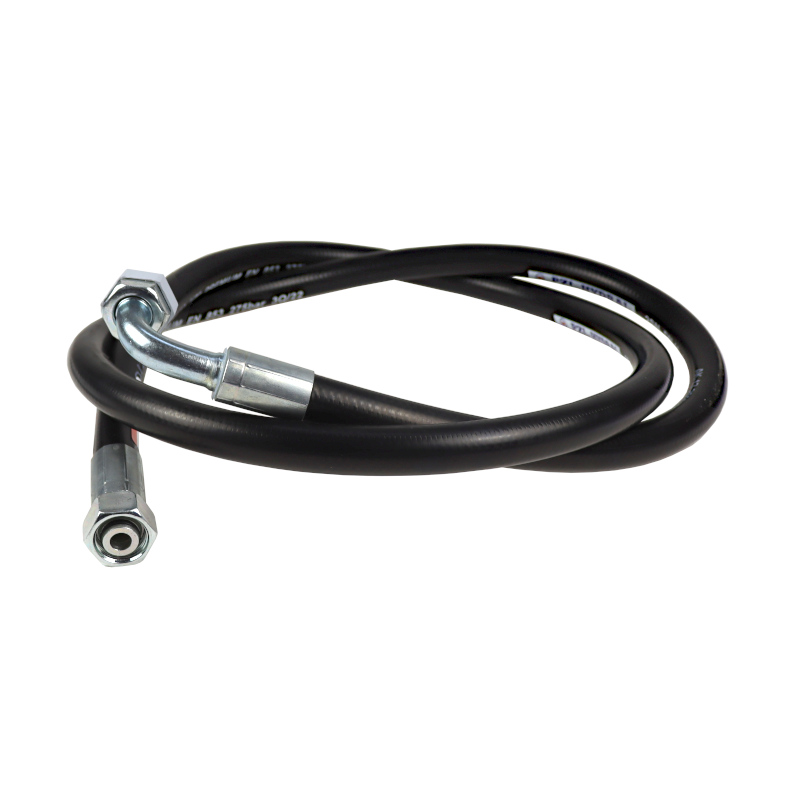 Przewód wąż hydrauliczny 275 bar gwint M22x1,5 prosta/90 stopni L-2000mm DN12-2SN PZL HYDRAL 46312