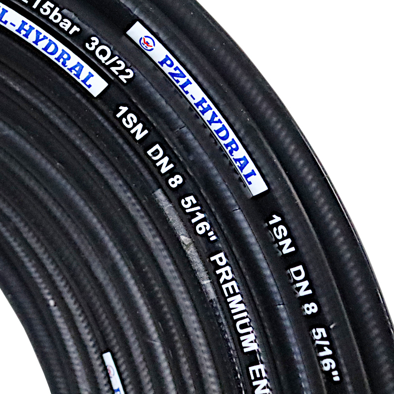 Wąż hydrauliczny do zakuwania DN08 1-oplotowy 215 Bar 46327
