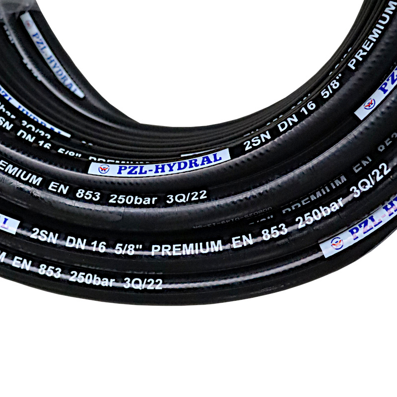 Wąż hydrauliczny do zakuwania DN16 2-oplotowy 250 Bar 50m HYDRAL 46338