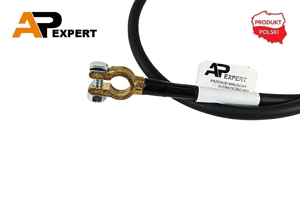 PRZEWÓD ELEKTRYCZNY MINUSOWY 150CM KLEMA/OCZKO M10