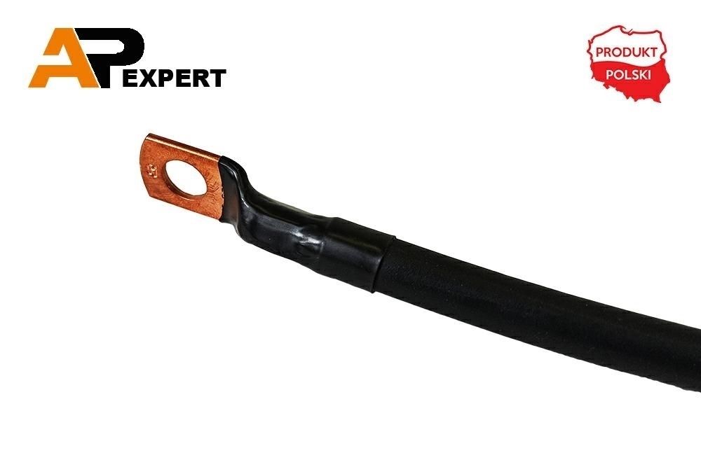 PRZEWÓD ELEKTRYCZNY PLUSOWY 40CM KLEMA/OCZKO M10 25mm2