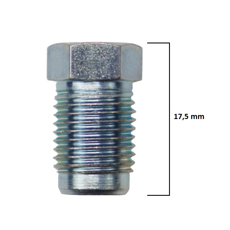 Końcówka przewodu hamulcowego M10x1 na rurkę 4,75 klucz 10 L18 9371.0300-a 46720