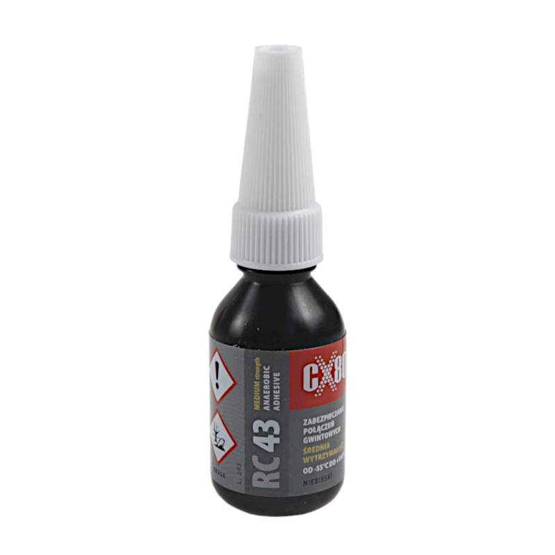 Klej anaerobowy 10ml niebieski zabezpieczenie do łożysk i śrub RC43 CX-80 46865