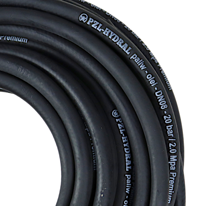 Wąż do paliw olei DN08 FI-8 20 bar 2.0 Mpa Premium HYDRAL 46926