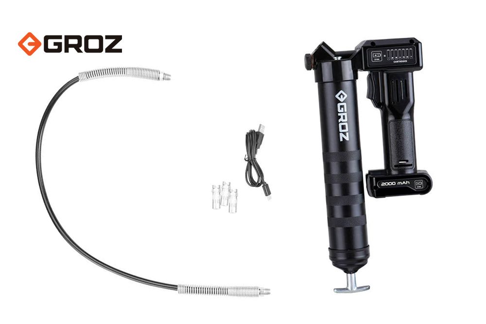 SMAROWNICA AKULULATOROWA 12V 400ML  2AH WĄŻ -750MM