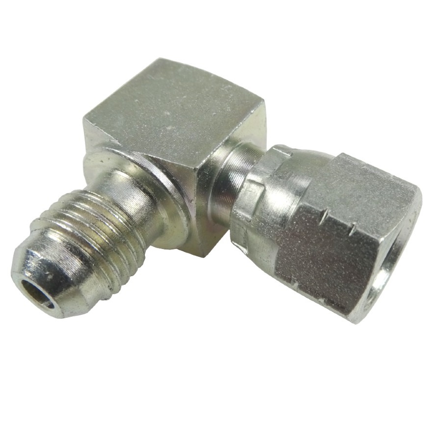 Złącze - złączka hydrauliczna - kolanko 90 AB 7/16" - 7/16" UNF/UNF