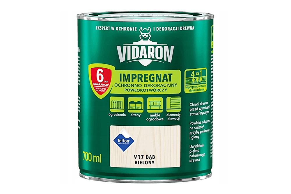 VIDARON IMPREGNAT DĄB BIELONY V17 0,7L