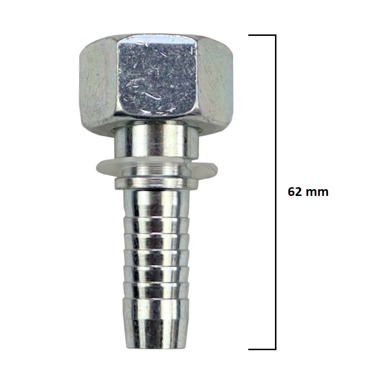 Zakucie hydrauliczne - końcówka DKL DN12 M22X1,5 (P41) FL