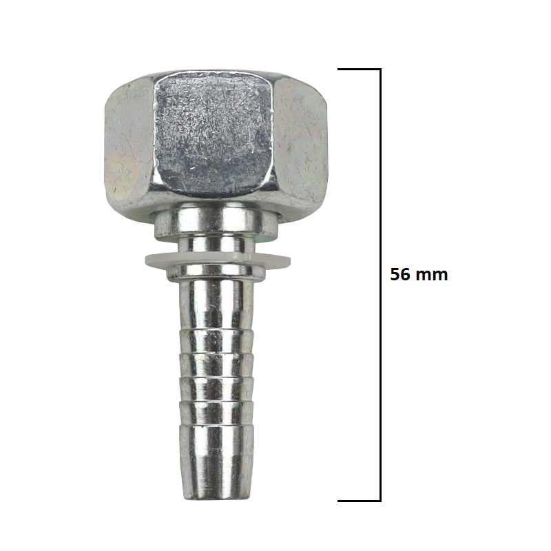 Zakucie hydrauliczne końcówka DKOL DN10 M22X1.5 15L (P51)