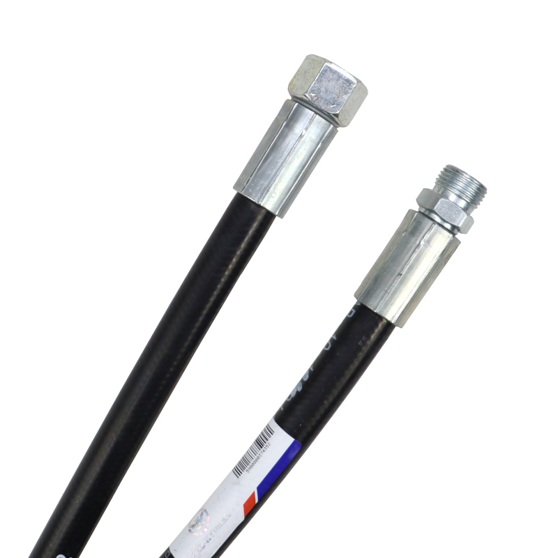 Przewód wąż hydrauliczny gwint M18x1,5 proste L-1140mm DN10-1SN (AB-10-1140, P11P21)  Bizon (5040/32/080/0) 18,0MPa PZL HYDRAL