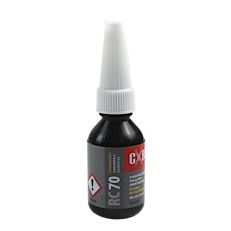 Klej anaerobowy 10ml zielony klej trwały do łożysk śrub RC70 CX-80