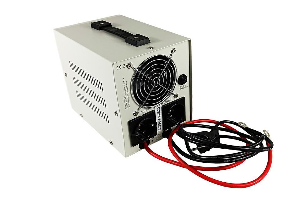 ZASILACZ AWARYJNY KEMOT PROSINUS 500 PRZETWORNICA Z CZYTYM PRZEBIEGIEM SINUSOIDALNYM I FUNKCJĄ ŁADOWANIA 12V 230V 500VA/300W
