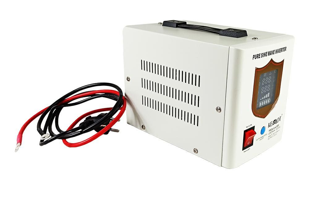 ZASILACZ AWARYJNY KEMOT PROSINUS 500 PRZETWORNICA Z CZYTYM PRZEBIEGIEM SINUSOIDALNYM I FUNKCJĄ ŁADOWANIA 12V 230V 500VA/300W
