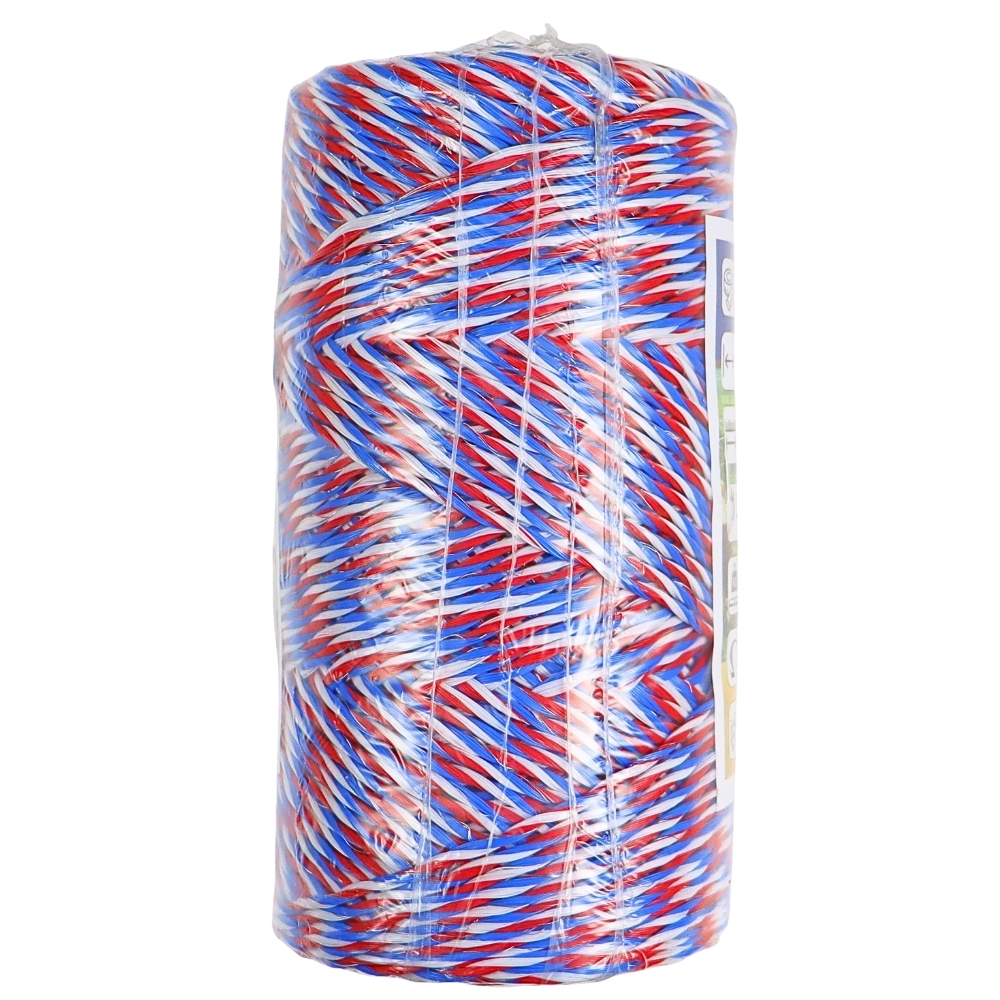 Plecionka ogrodzenia elektryzatora pastucha 3 x 0.16mm odporna na UV 250m kolorowa ZAGRODA